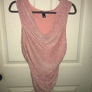 Pink Glittered Top